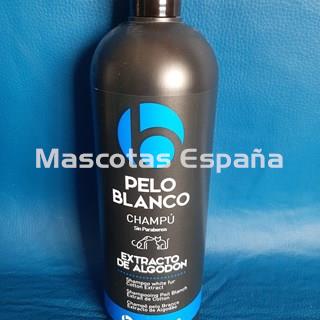 BUBBLES Champú Pelo Blanco (Con Extracto De Algodón) 1L - Imagen 1