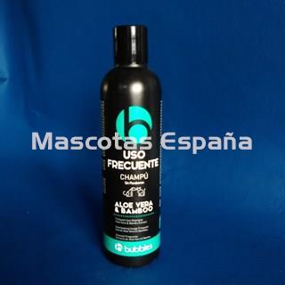BUBBLES Champú Uso Frecuente Aloe Vera & Bamboo 250ml - Imagen 1