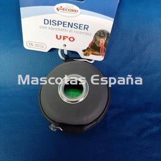 RECORD Dispensador Bolsas con Rollo 15 Bolsas UFO - Imagen 1