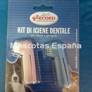 RECORD Set Cepillos Dentales de Dedo - Imagen 1