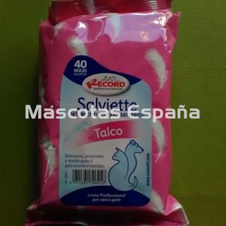 RECORD Toallitas Antibacterianas Olor Talco 40un - Imagen 1