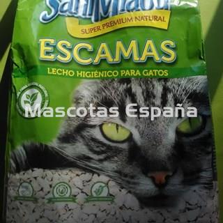SAN DIMAS SaniMiau Escamas de Papel 4Kg/10L 100% Vegetal - Imagen 1