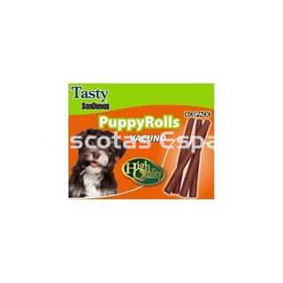 San dimas tasty snack puppy rolls vacuno caja 40 unidades chuches en barras de vacuno - Imagen 1